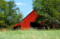 Old Barns in Bonham, Texas