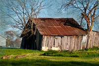 Old Barns in Aberfoyle, Texas