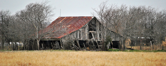 Old Barns in Windom, Texas