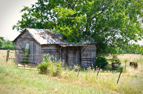 Old Barns in Duplex, Texas