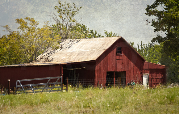 Old Barns in Fate, Texas