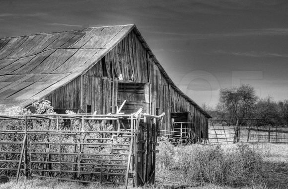 Old Barns in Garretts Bluff, Texas