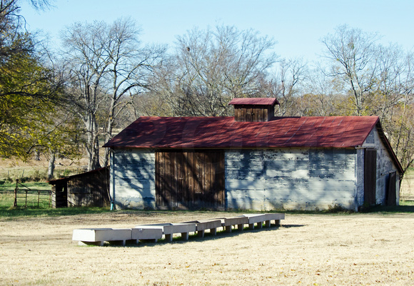 Old Barns in Honey Grove, Texas