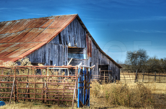 Old Barns in Garretts Bluff, Texas