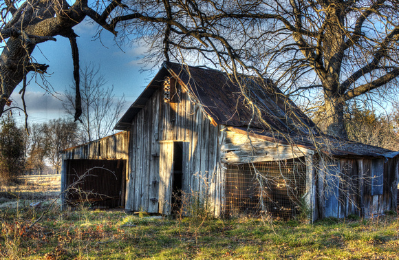 Old Barns in Forest Hill, Texas Prints