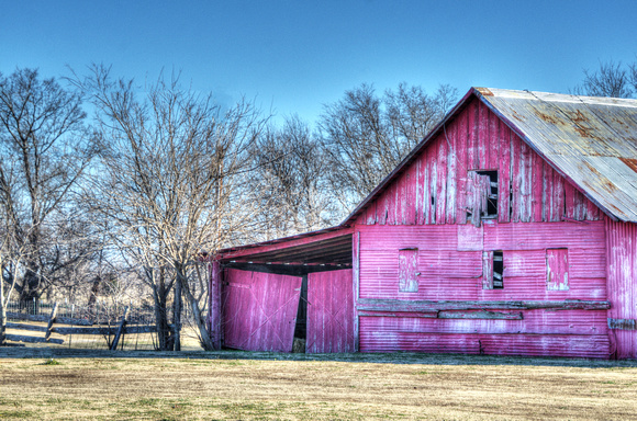 Old Barns in Royse City, Texas Prints