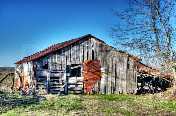 Old Texas Barn in Enloe, Texas
