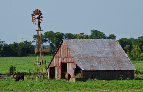 Old Barns in Ector, Texas