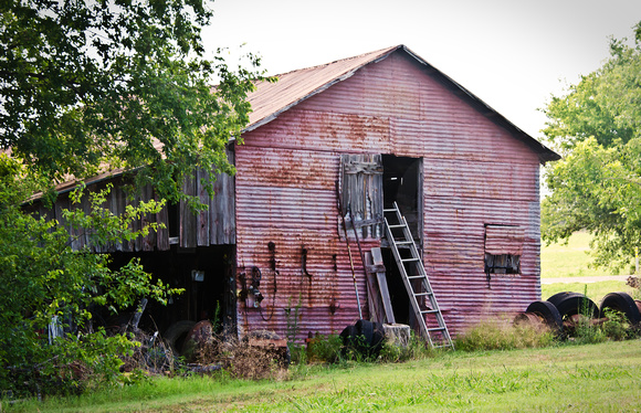 Old Barns in Gober, Texas