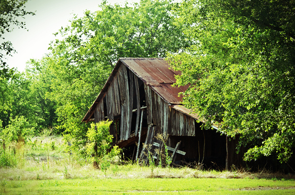 Old Barns in Greenville, Texas