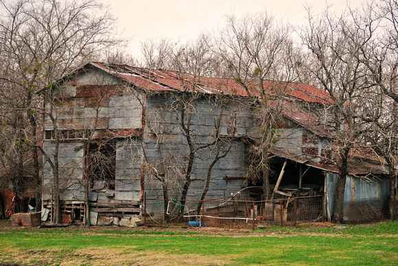 Old Barns in Dodd City, Texas