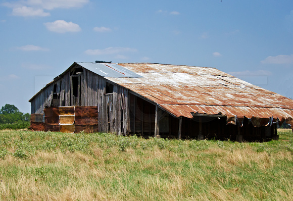 Old Barns in Duplex, Texas