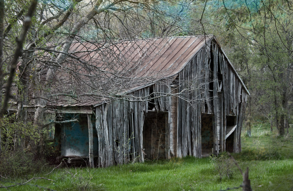 Old Barns in Kellogg, Texas