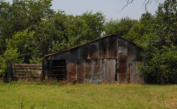 Old Barns in Albany, OK
